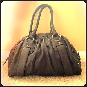 Banana Republic brown Leather Satchel Handbag